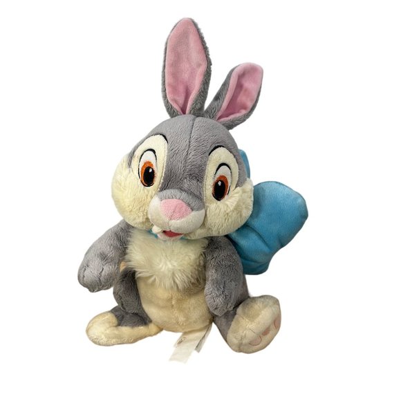 Disney Store Other - 10 Inch Disney Store Bambi Thumper Easter Bow Plush Bunny Stuffed Animal